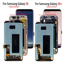 Brand new perfect for SAMSUNG Galaxy S8 display S8 Plus s8 G950 G950F G955 G955F Touch screen digitizer component replacement
