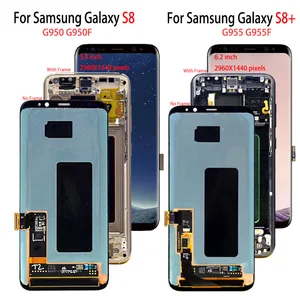 brand new perfect for samsung galaxy s8 display s8 plus s8 g950 g950f g955 g955f touch screen digitizer component replacement free global shipping
