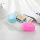 Дорожная Коробка для мыла, четыре цвета, водонепроницаемая герметичная стильная компактная легко переносная коробка для хранения в ванной комнате, портативная мыльница