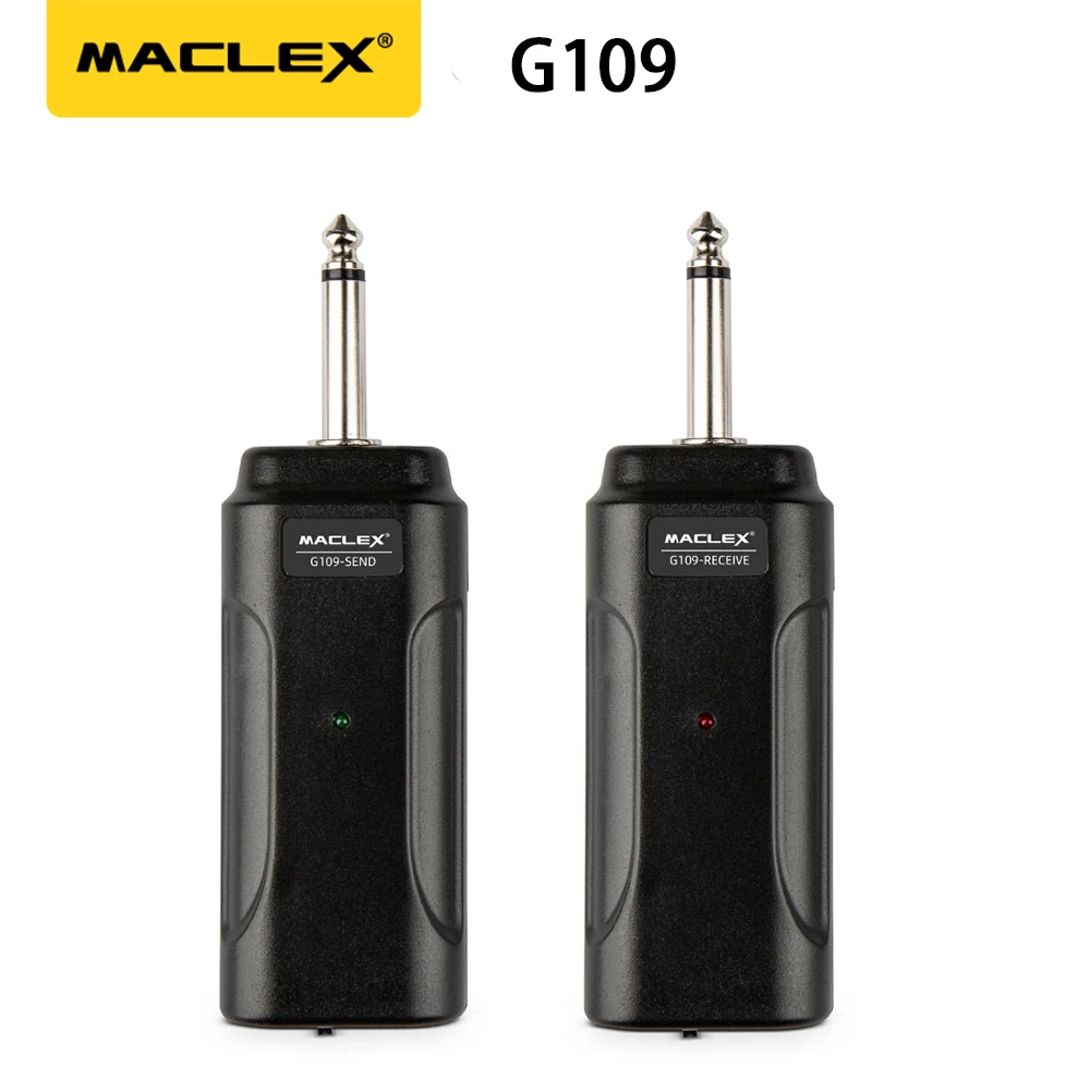 Maclex беспроводной инструментальный микрофон конденсаторный клипса для струнного