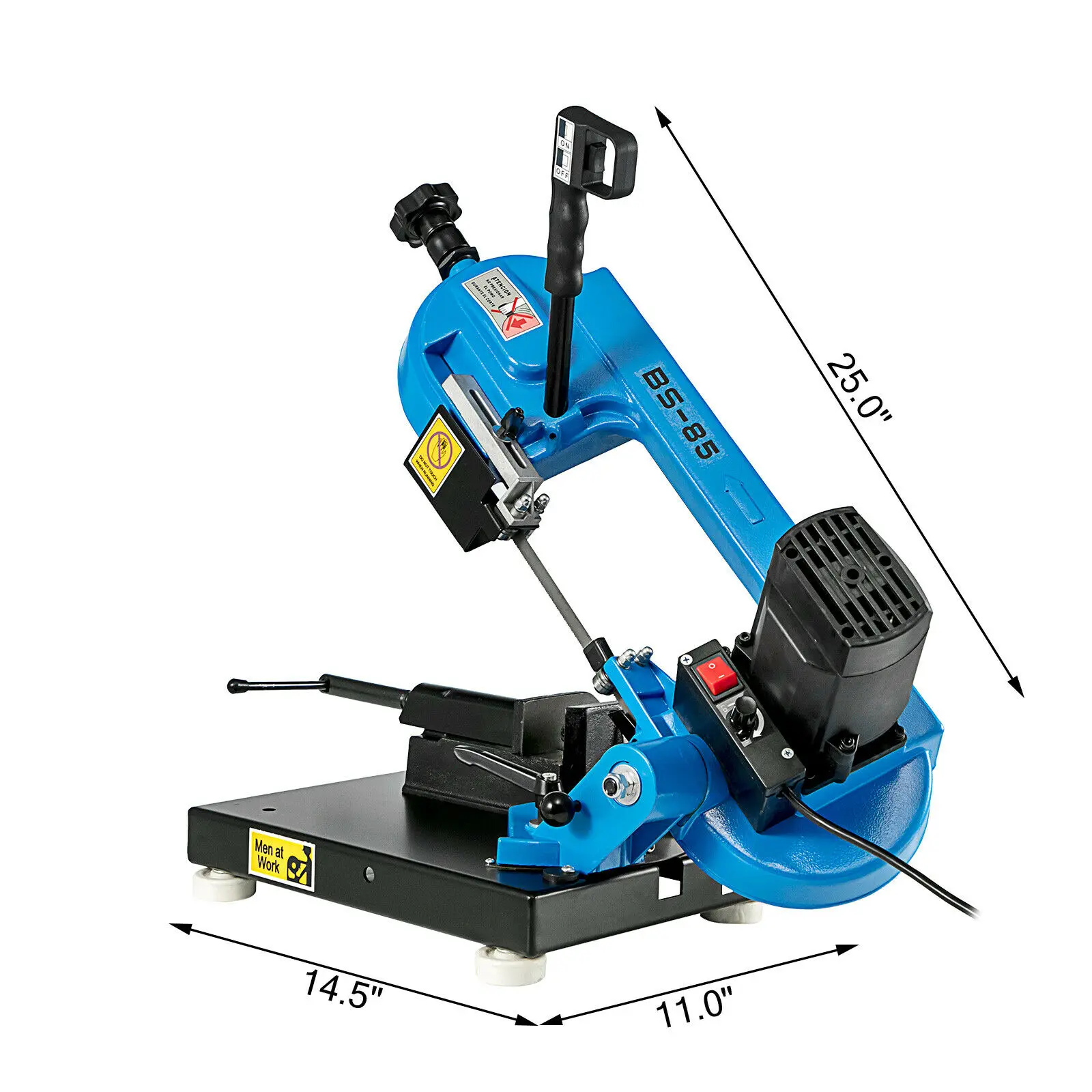 

BS-85 Benchtop портативная металлическая ленточная пила 1 кВт ленточная пила для резки дерева стекловолокна пластика деревообрабатывающее Лезви...