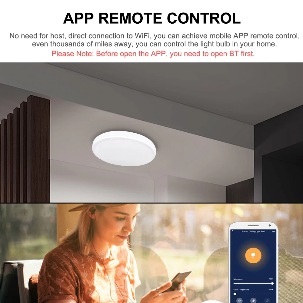 Смарт WI FI потолочный светильник светодиодов облако интеллект дистанционного