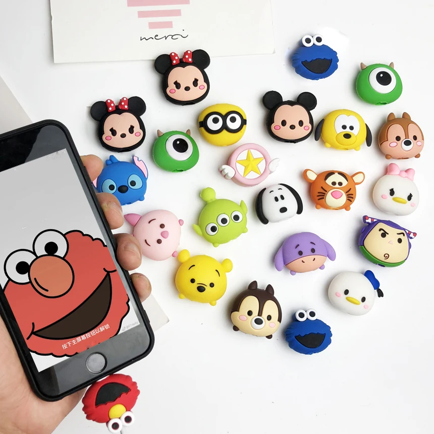 Мультяшный защитный кабель для передачи данных чехол iPhone зарядный 6S|Органайзеры