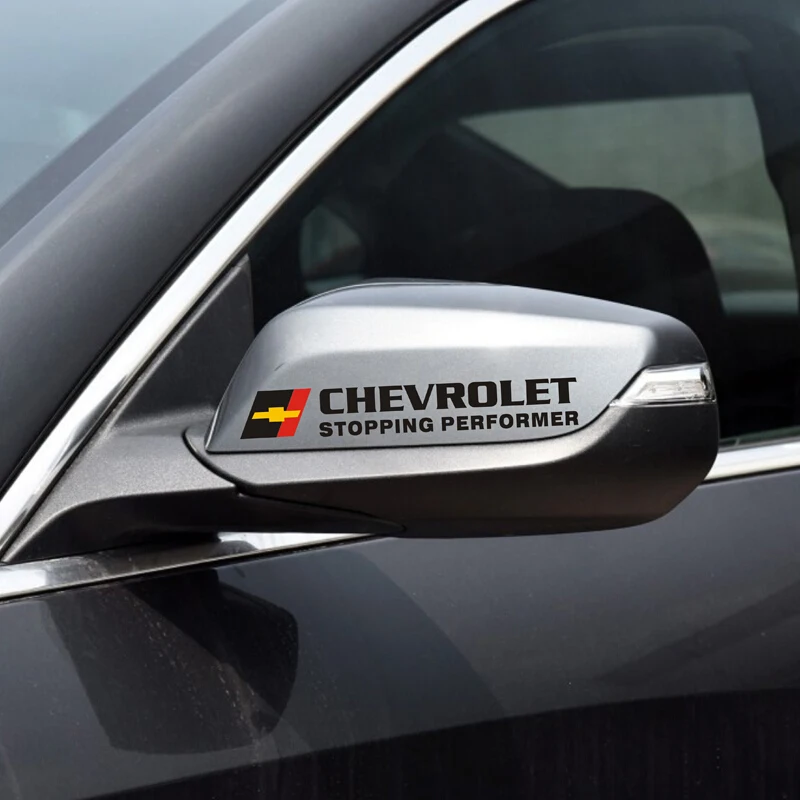 Sport Stripes Car Stickers For Chevrolet CRUZE CAPTIVA Camaro Silverado both side mirorr cove stickers | Автомобили и мотоциклы