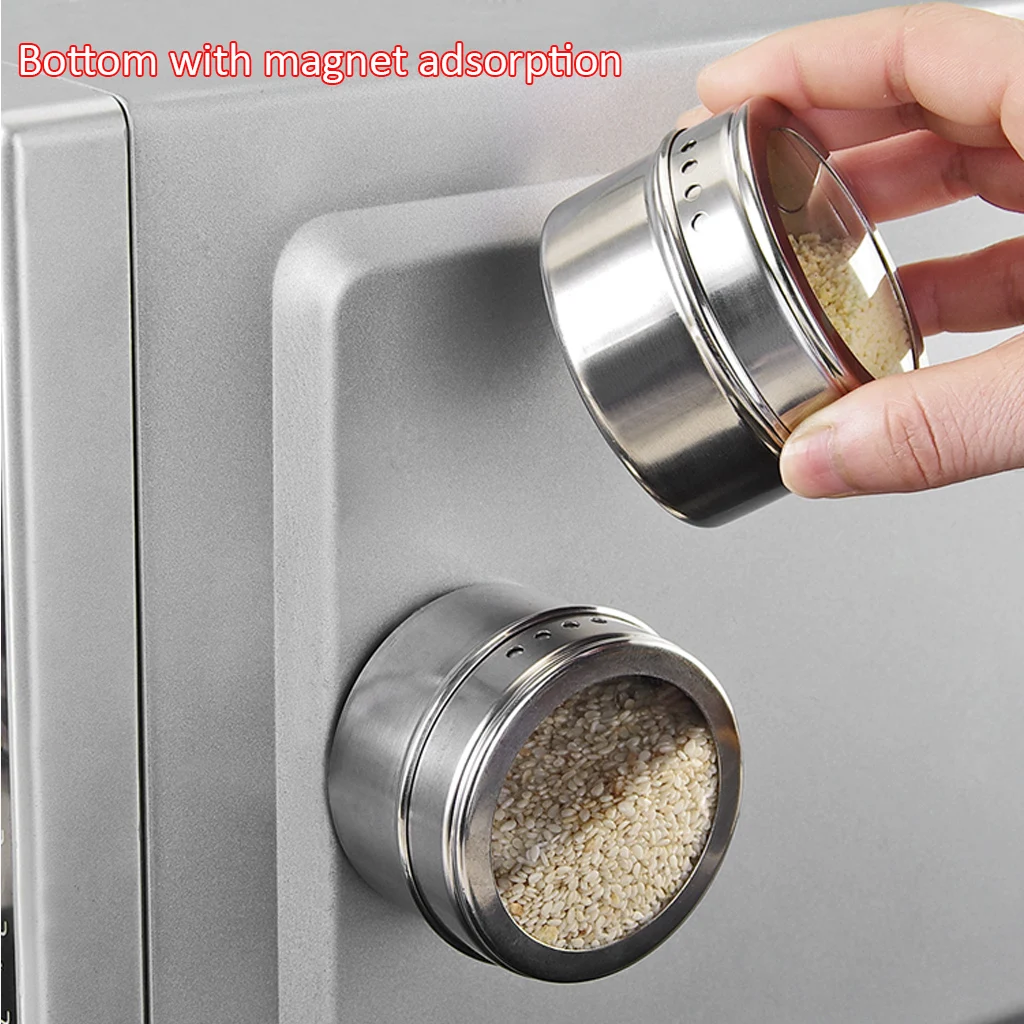 Баночка для специй баночка на магните набор бутылок приправ шейкер инструменты