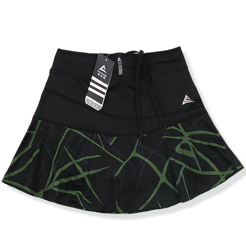Sexy Female Cross Design Tennis skirt with Built In Short, High Waist Tennis Skorts For Women, Girls Yoga Sport Badminton Skirts