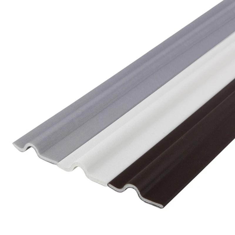 

Multifunctional Window Wind Stopper Self-adhesive Weather Stripping Sliding Door Sealing Strip Brown/ Grey/ White