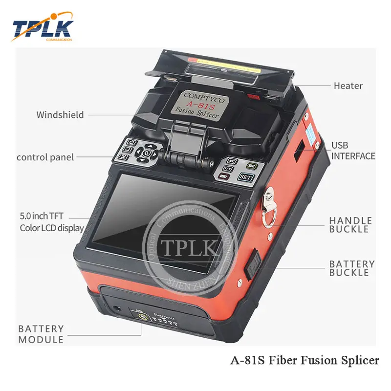 Лучшая цена A 81S полностью автоматическая волокно сварочный аппарат с оранжевыми