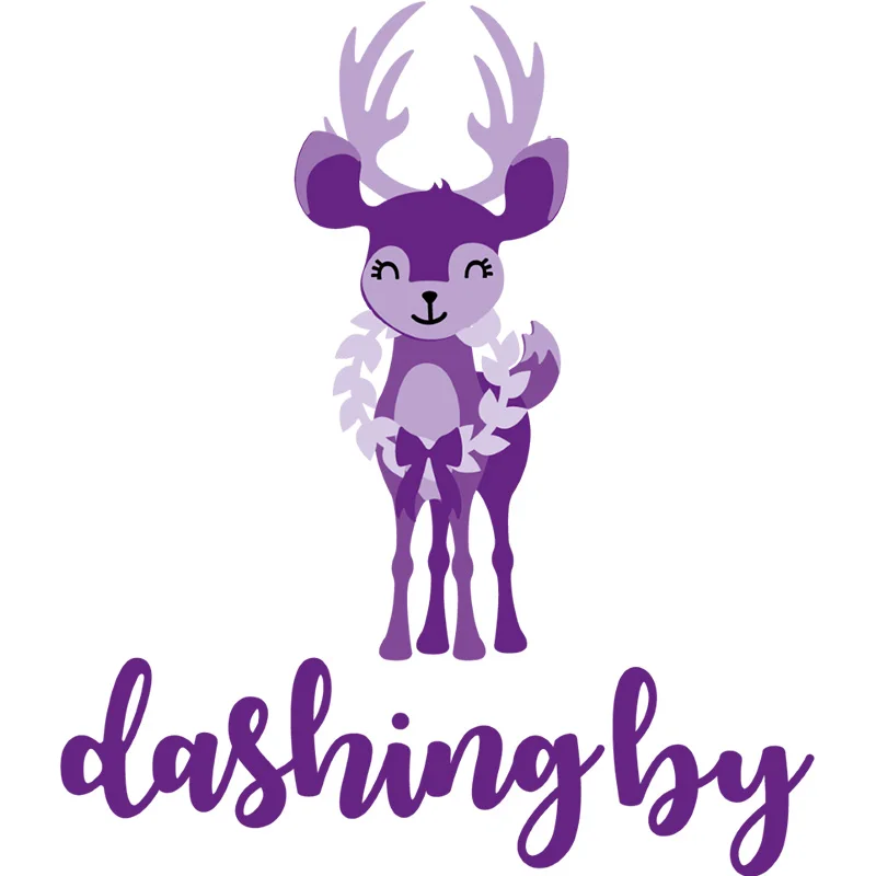 Лидер продаж + металлические Вырубные штампы с оленем рождественские милые