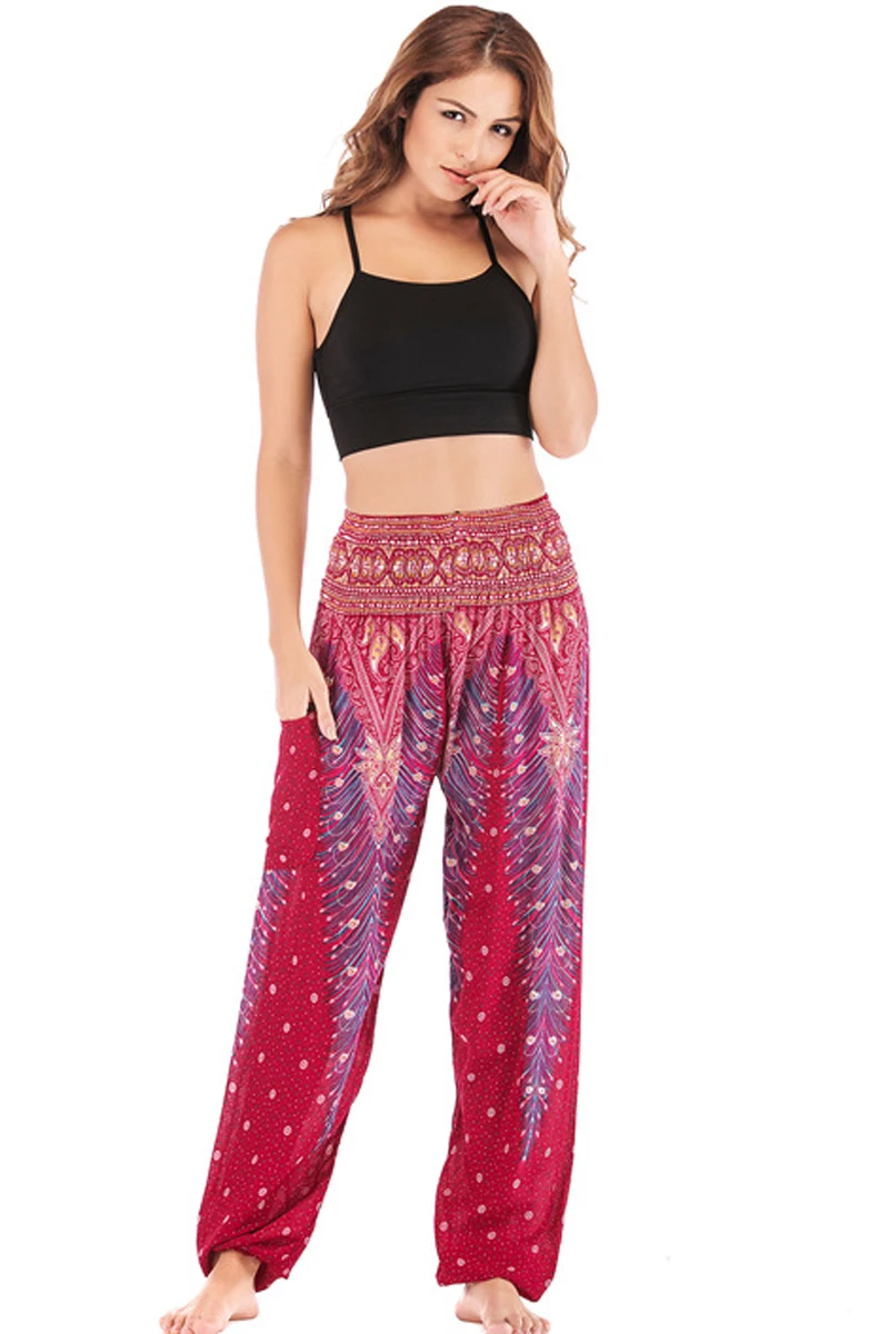 

Clothing India Pakistan Bohemian Style Boho Pakistani Harem Pants Gypsy Hippie Aladdin Baggy Yoga Indian Women Casual Trousers