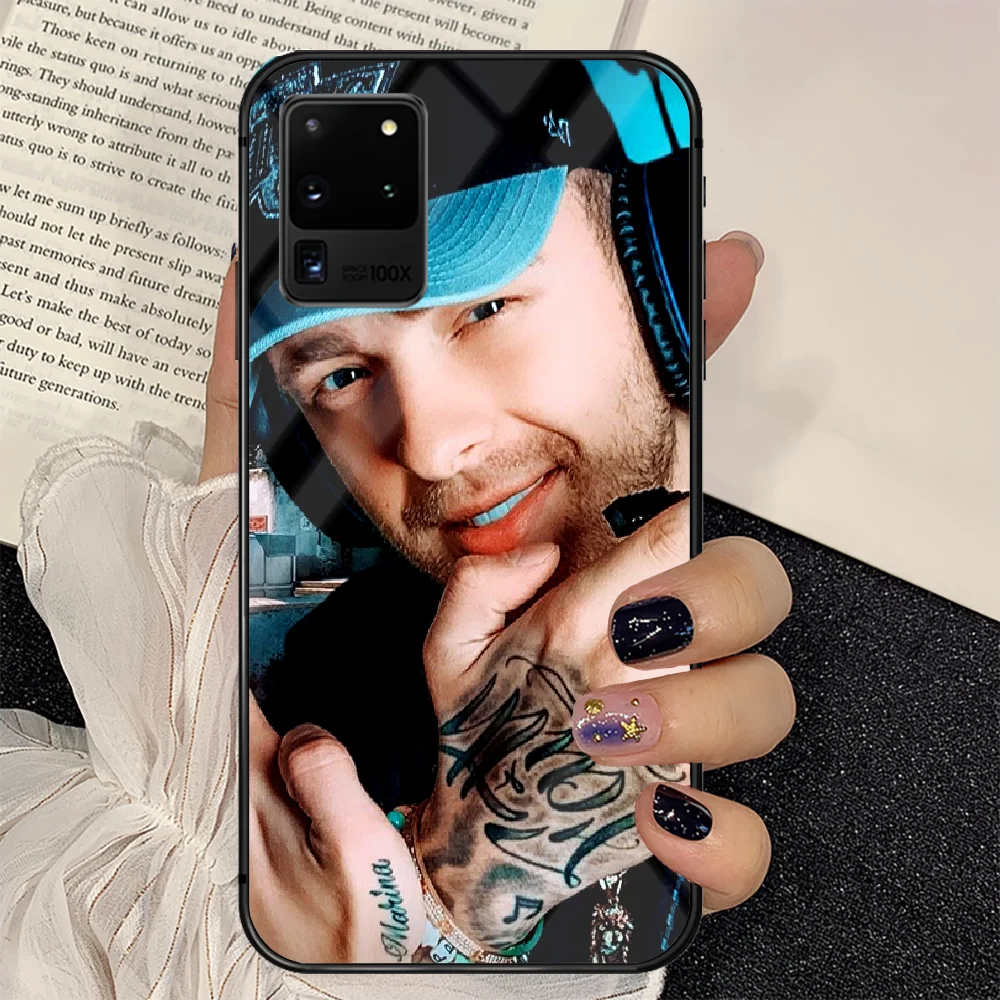 

Egor Kreed EK Phone Tempered Glass Case Cover For Samsung Galaxy S Note 5 6 9 10 10E 20 21 FE Plus Uitra Hot Black Etui Tpu
