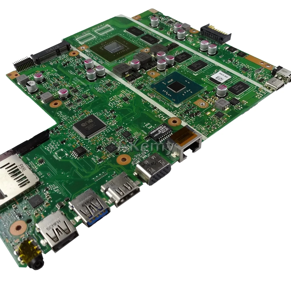 Akemy X541SC N3710 CPU 4 Гб RAM N15V GL1 KB A2 материнская плата REV 2 0 для ASUS X541S ноутбука 90NB0C10