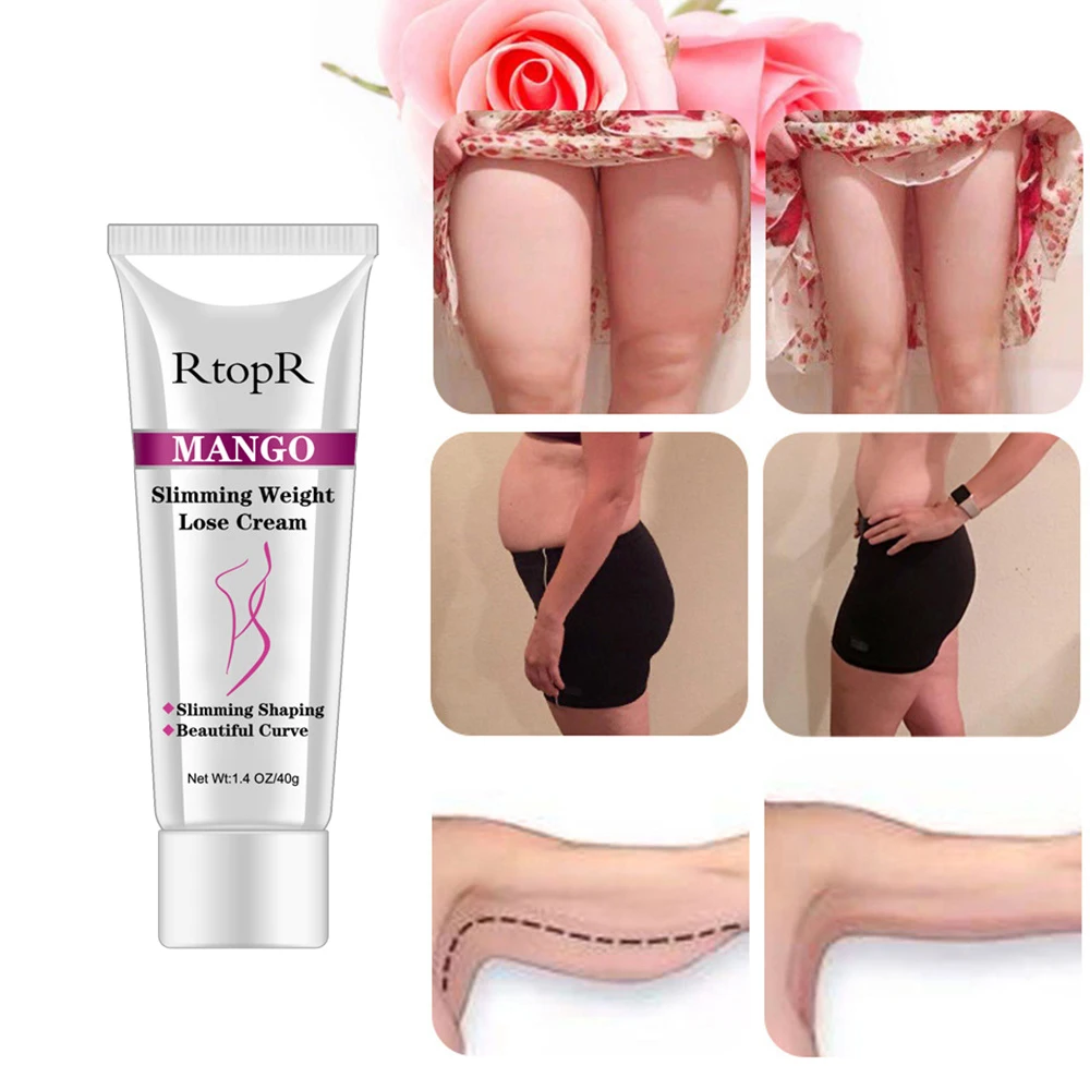 40g Mango Body Slimming Cream Cellulite Massage Health Promote Fat Burn Thin Waist Stovepipe Lose Weight Care |