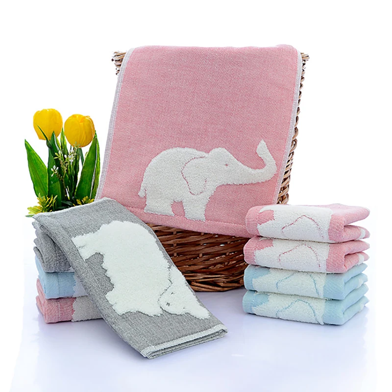 

Cotton Soft Baby Towels Baby Face Towel Handkerchief Bathing Feeding Face Washcloth Wipe burp cloths 25*50cm