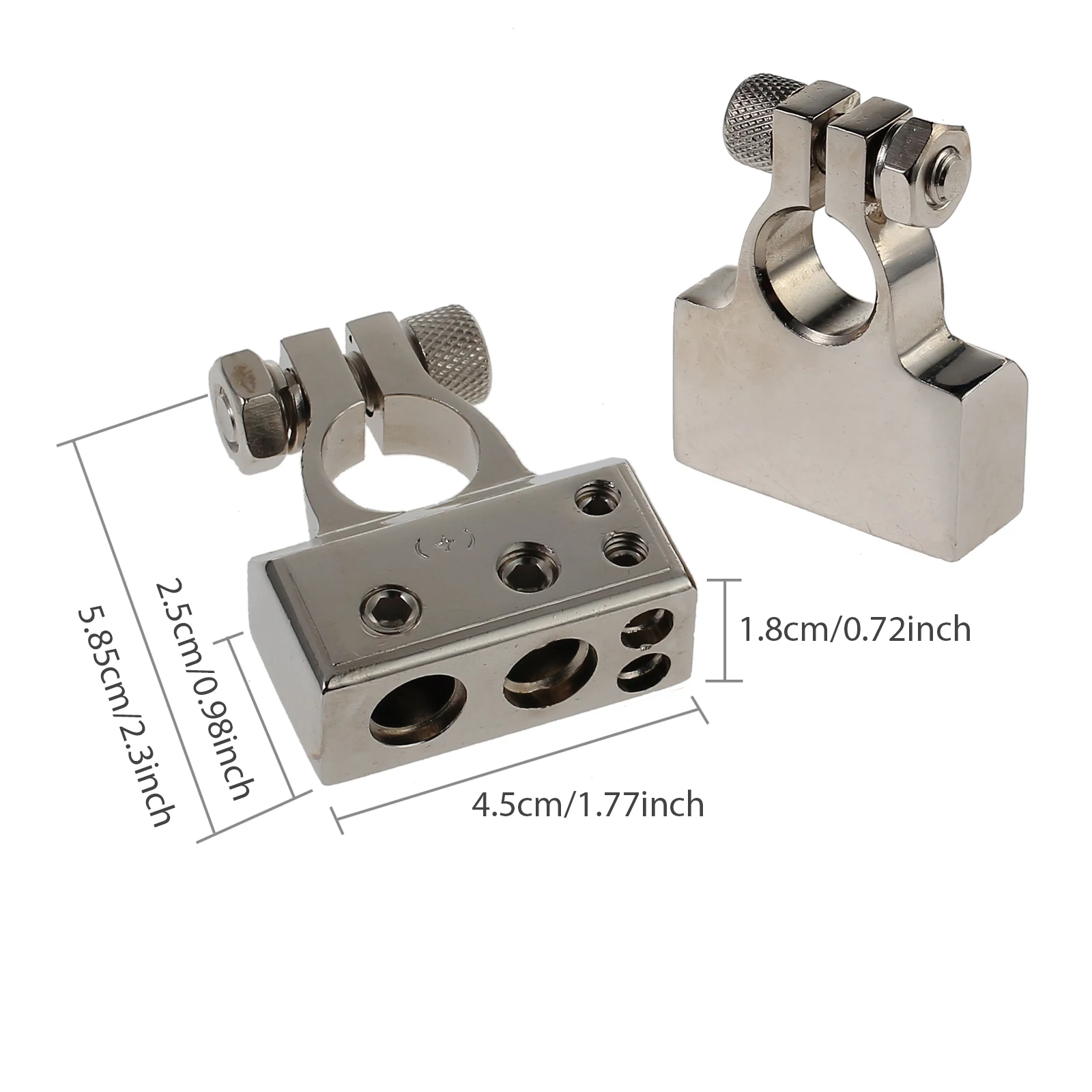 Позолоченный/Серебряный клемма для автомобильного аккумулятора AUTOUTLET