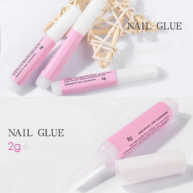 Мини-клей для ногтей декоративные накладные ногти акриловый клей аксессуары 2 г