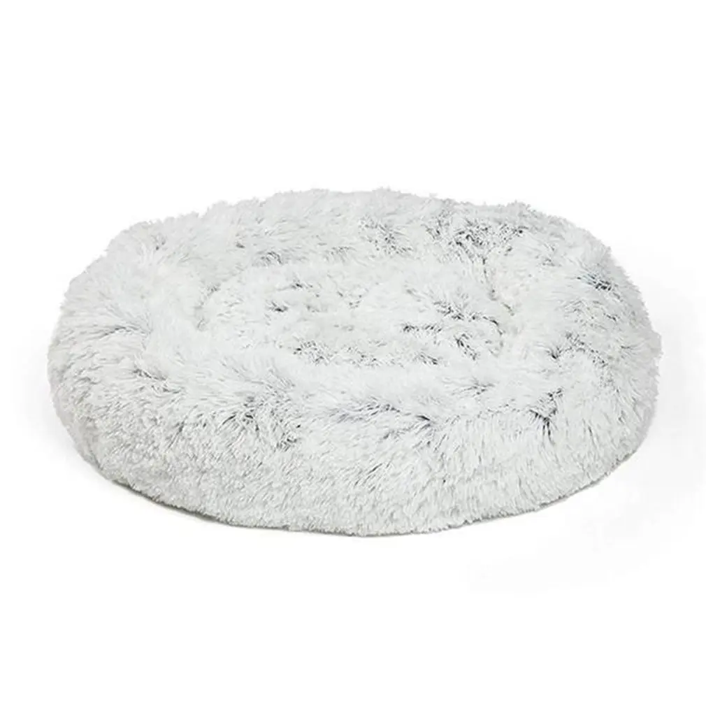 

Autumn and winter thickening South Korean plush round pet nest mat cat litter kennel portable durable