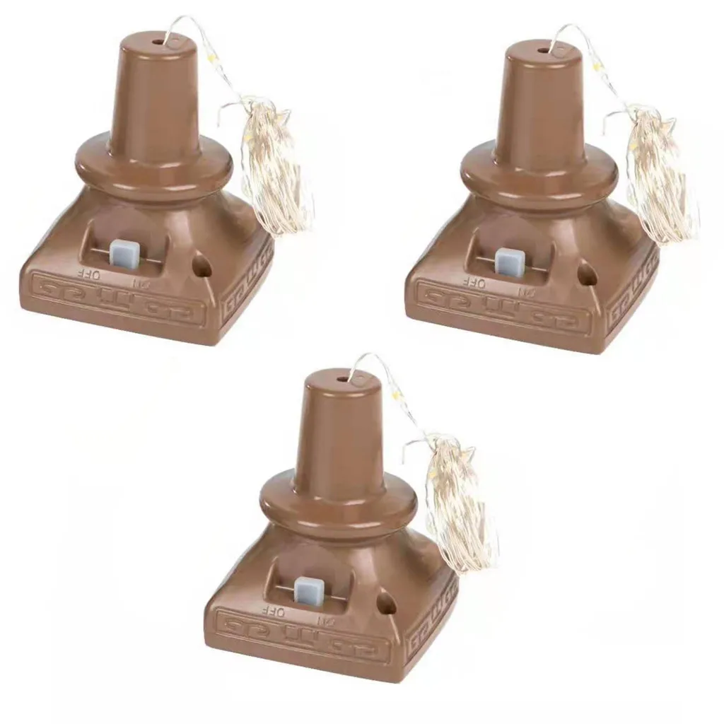 Солнечная энергия пробковая светодиодный светильник Звездное бутылки вина