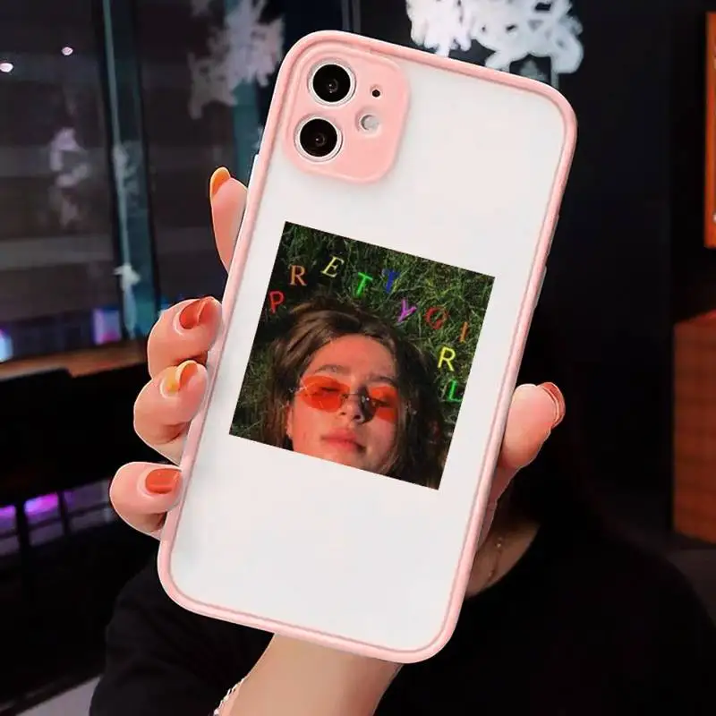 

aesthetics Phone Cases Matte Transparent for iPhone 7 8 11 12 s mini pro X XS XR MAX Plus cover funda