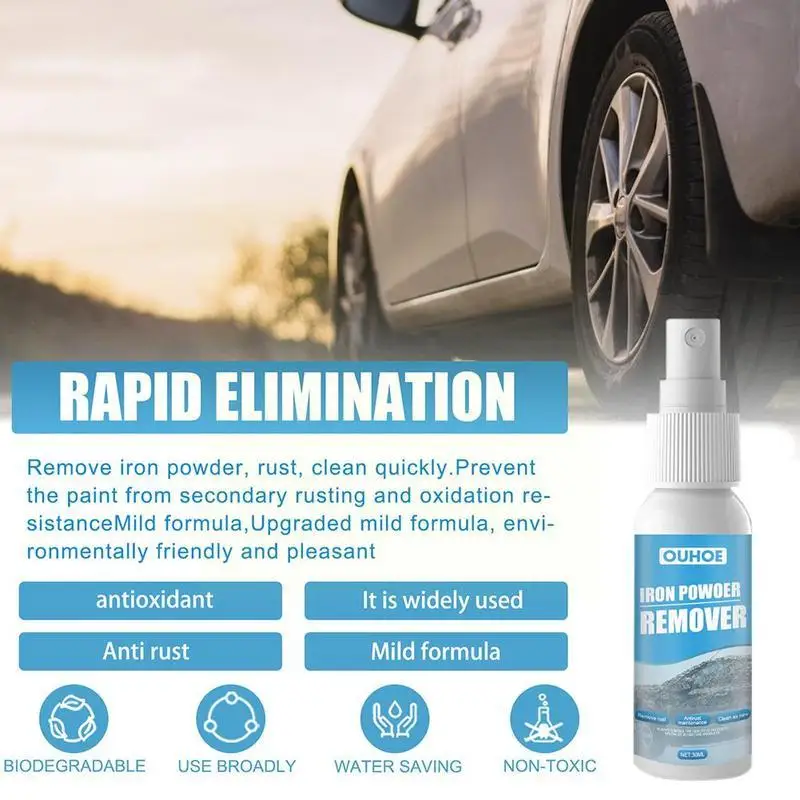 Ингибитор для удаления ржавчины 30 мл спрей инструмент ухода за автомобилем