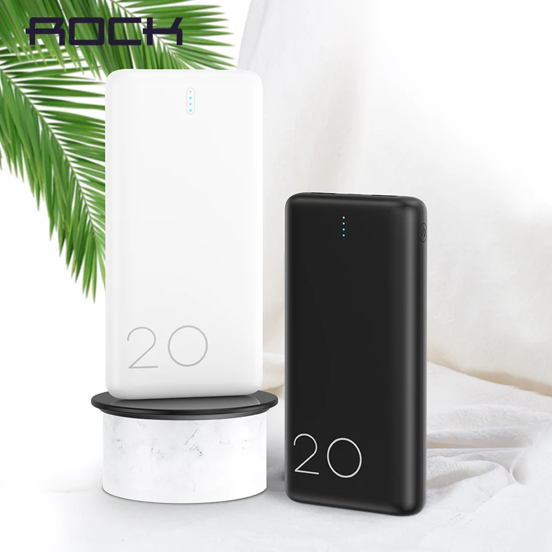 Rock power Bank 2000 мАч USB bank внешнее портативное зарядное устройство для iPhone samsung Xiaomi Mi