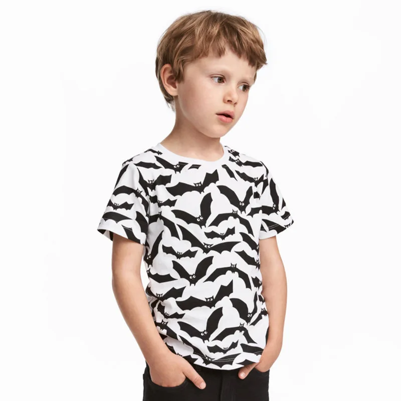

New Cartoon Print Baby Boys Dinosaur T Shirt For Summer Infant Kids Boys Girls Car T-shirts Clothes Cotton Toddler Letter Tops
