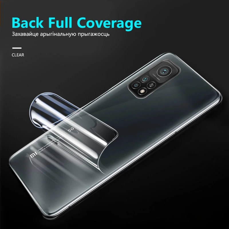 3D Полный Передняя крышка + Защитная пленка для экрана Xiaomi Redmi Примечание 10 K40 Pro Mi 11
