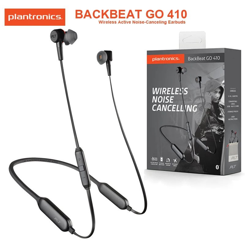PLANTRONICS BACKBEAT GO 410 Беспроводные Активные наушники с шумоподавлением двойной режим