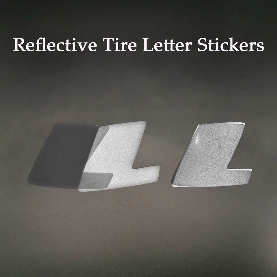 Наклейки с надписью на шину ночные Светоотражающие 3D стерео наклейки