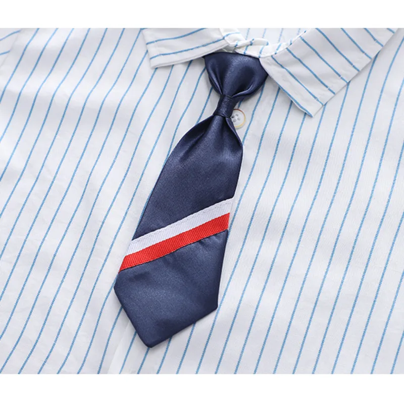 

New Summer Baby Boys Clothes Suit Children Striped Shirt Shorts 2Pcs/Sets Toddler Casual Costume Infant Clothing Kids Tracksuits