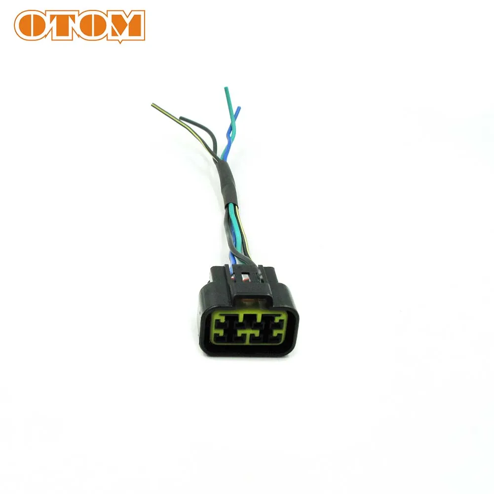 

Штекер OTOM мотоциклетный блок зажигания 8-контактный коннектор зажигания, водонепроницаемый дизайн, аксессуары для двигателя для ZONGSHEN NC250 NC450, запчасти для бездорожья