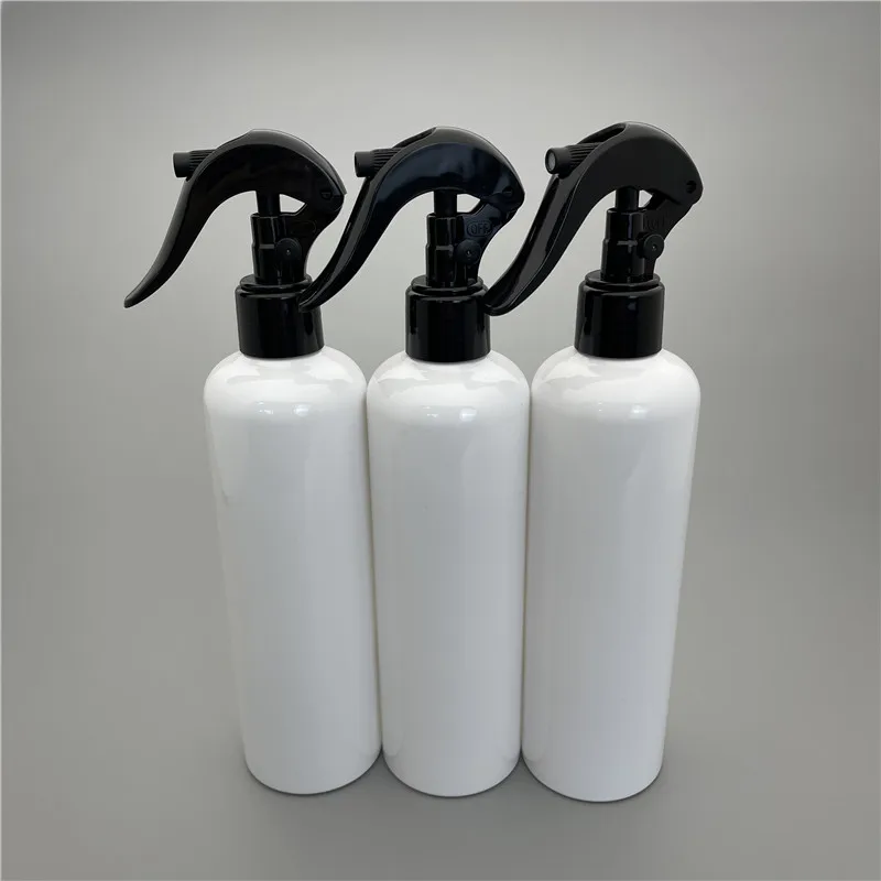 

350ML X 20 White Plastic Bottle With Trigger Spray Pump Cosmetic Container With Fine Mist Sprayer For Plant watering Hair Salons