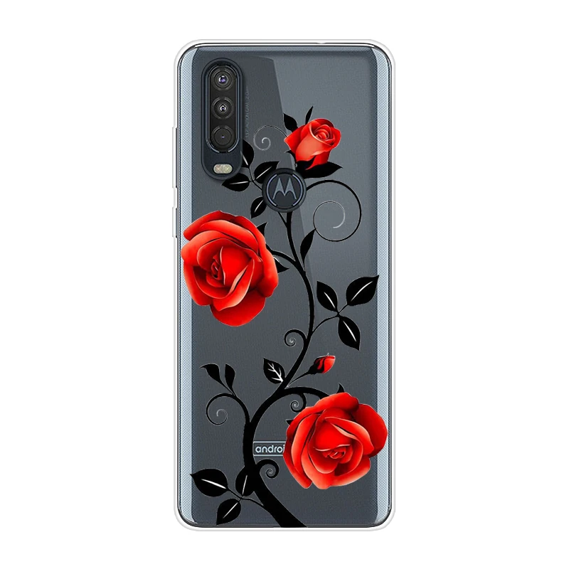 31 Для Motorola One Action чехол 6,3 ''мультяшная мягкая ТПУ Силиконовая задняя крышка для MOTO One Action OneAction чехол для телефона funda One Vision - Цвет: 31