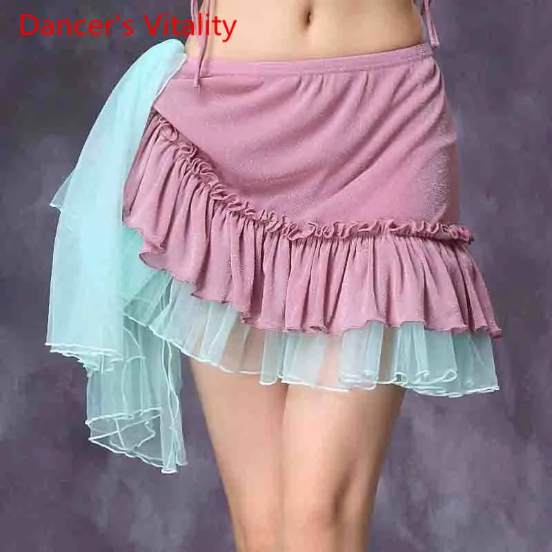 Новое Прибытие Танцевальная Одежда Девушки Серебряная Сетка Хип Шарф Женщины