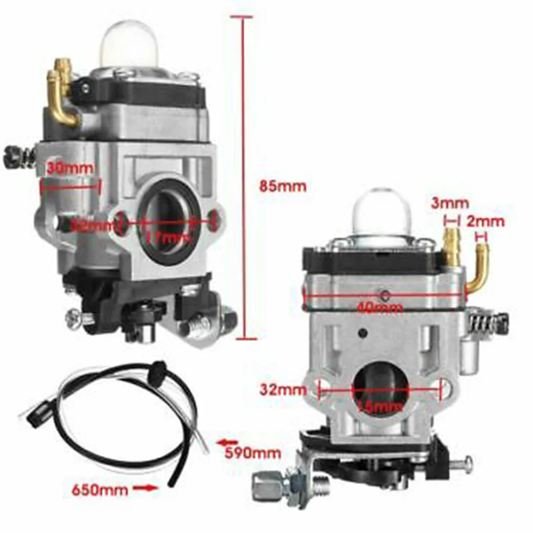 

Replacement Carburetor Kits Service Set Spare Tools Accessories Attachment