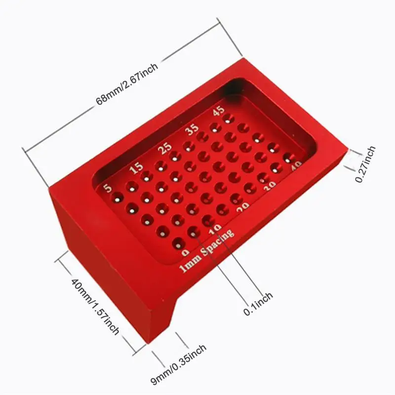 

Woodworking Tracing Marking Ruler T-50 Measuring Tool T-Type Scribe Mark Measurement Tool Aluminum Alloy Cross-Calibration Ruler