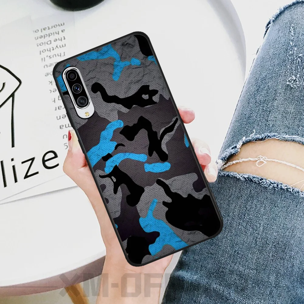 Камуфляжный военный армейский чехол для телефона с отверстием экрана Samsung A10 20 30 40