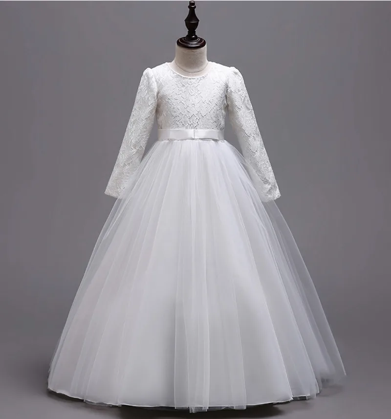 Летняя детская одежда для девочек-подростков с цветами Детское Кружевное