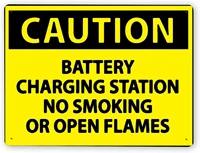 4214 warning signcaution battery charging station no smokingtraffic sign road sign business sign aluminum metal tin sign