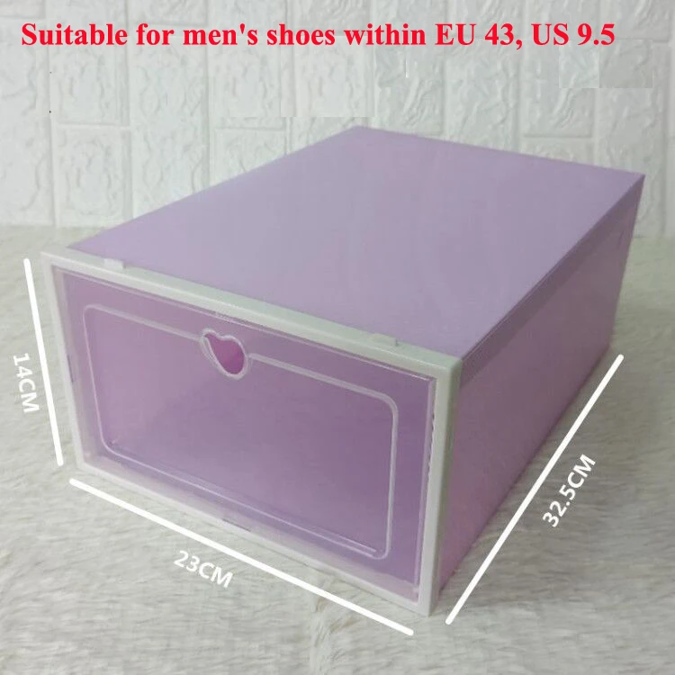 1-2 шт. органайзер для хранения обуви коробка утолщенный прозрачный ящик