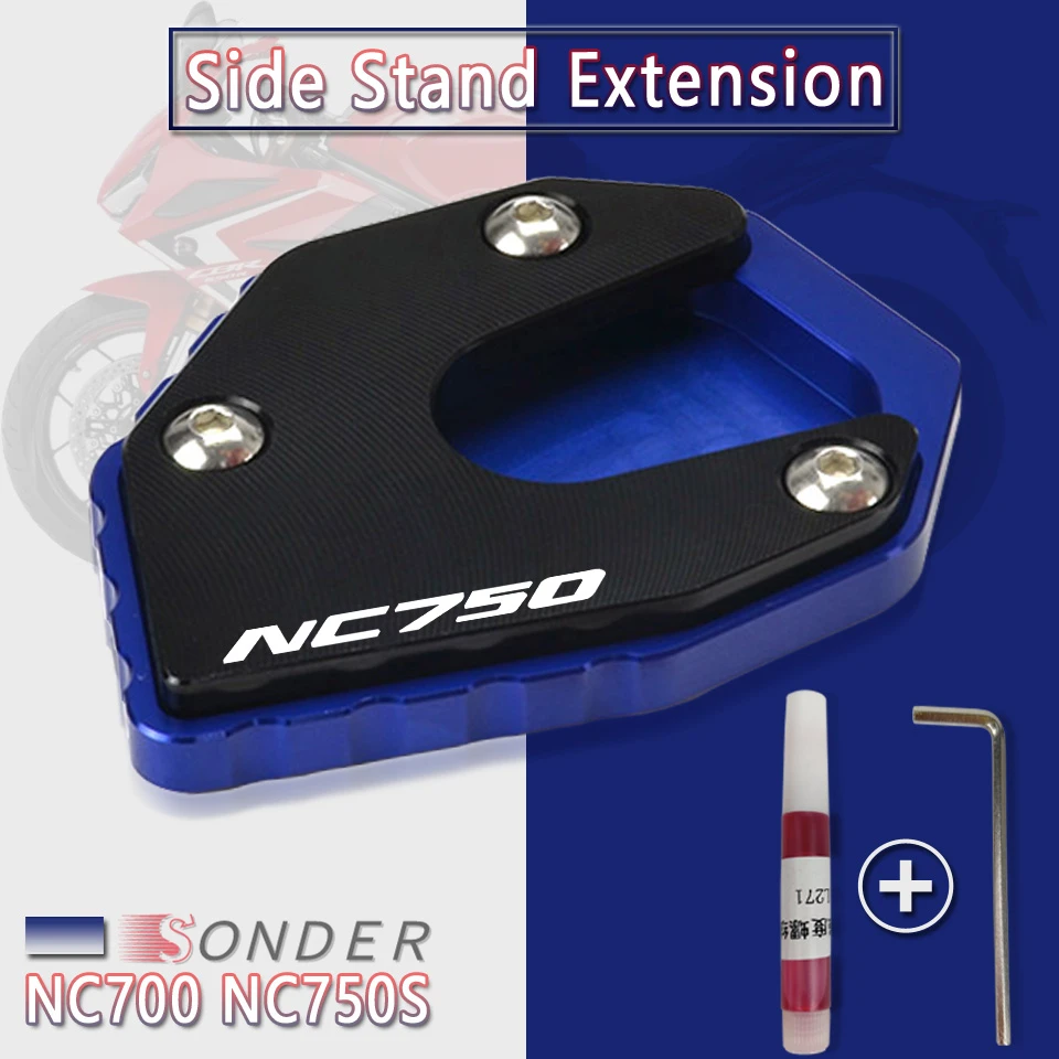 Новая подставка для ног боковая удлинитель опорная пластина HONDA NC750 NC750S NC 750S 2014 2015