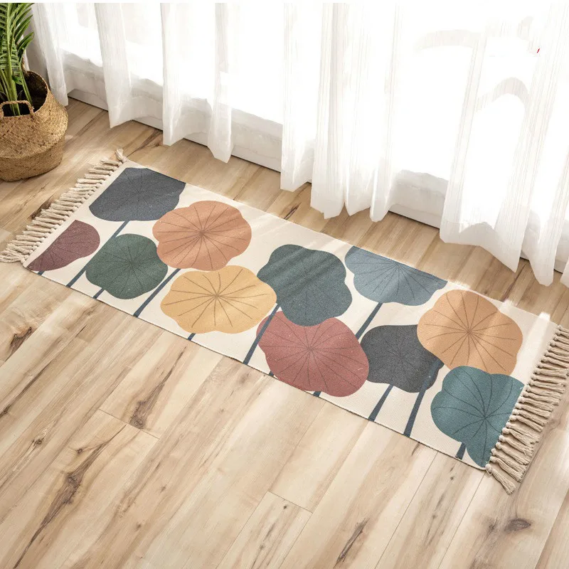 Новинка 2020 домашний гобелен с кисточками коврики для прикроватной тумбы пледы