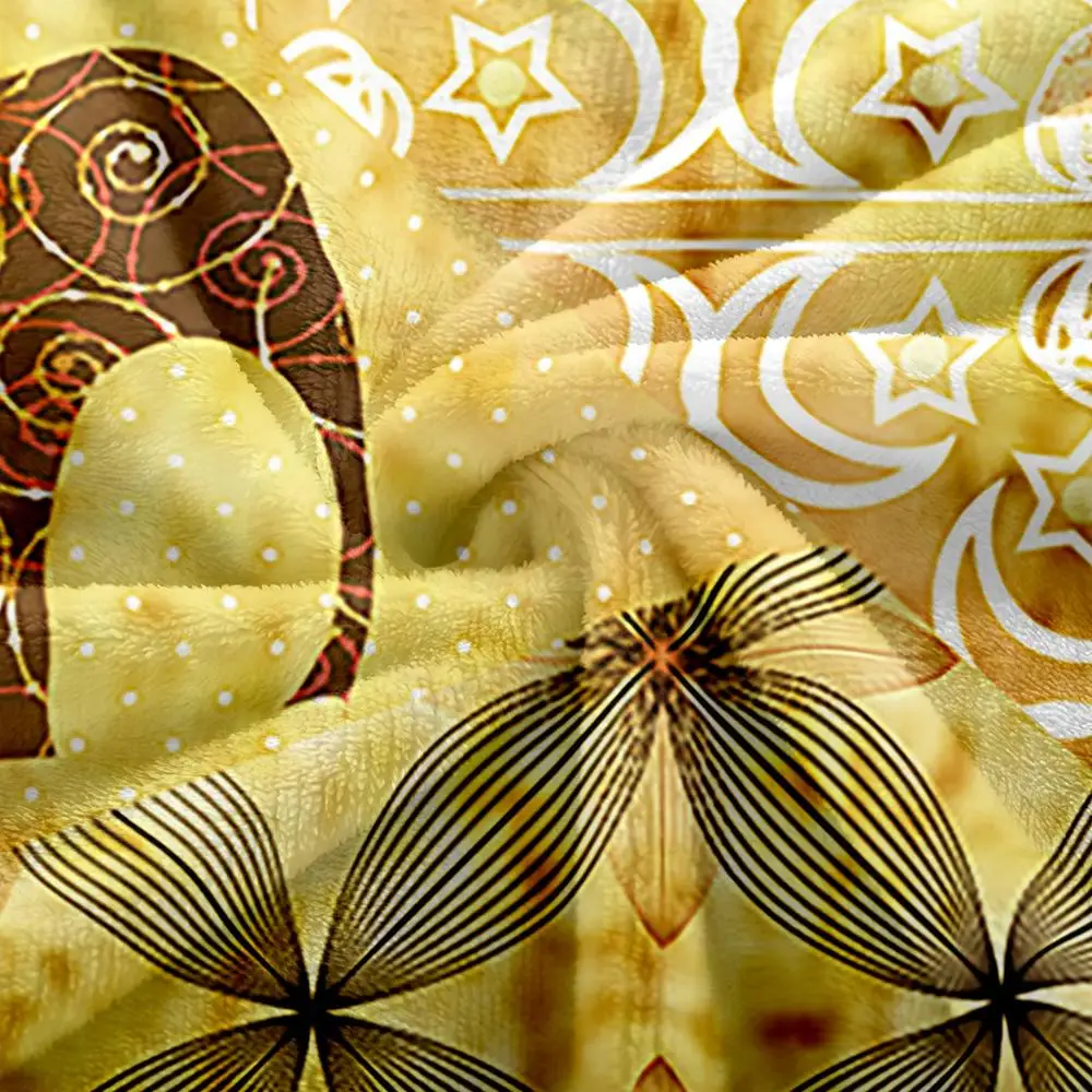 Одеяло ONGRYP Luxury Elephant - теплое мягкое плюшевое покрывало для дивана, кровати, путешествий и домашнего декора из уютного фланелевого покрывала.