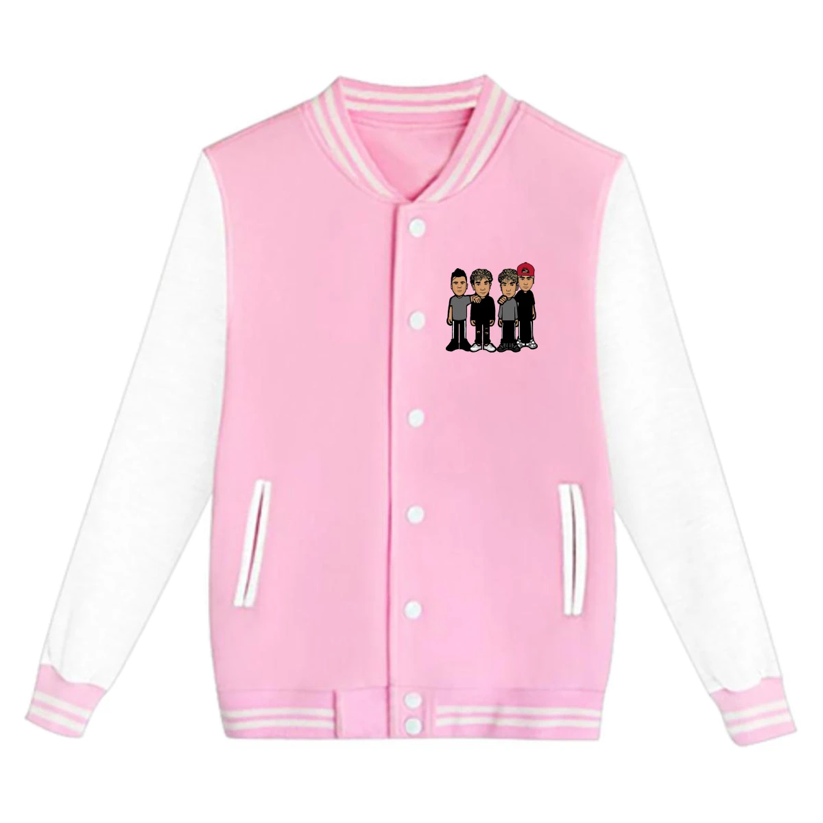 

Dobre Brother Logo YoungBoy Unisex Hipster Baseball Uniform Jacket Sport Coat Black