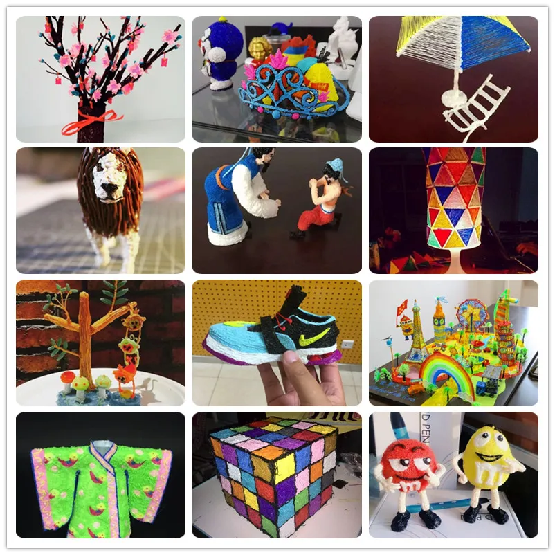 3D Printer Pen Arts Making Doodle Crafts PLA Filaments Printing Drawing Children Creativitive Toys Hobby Plastic | Игрушки и хобби