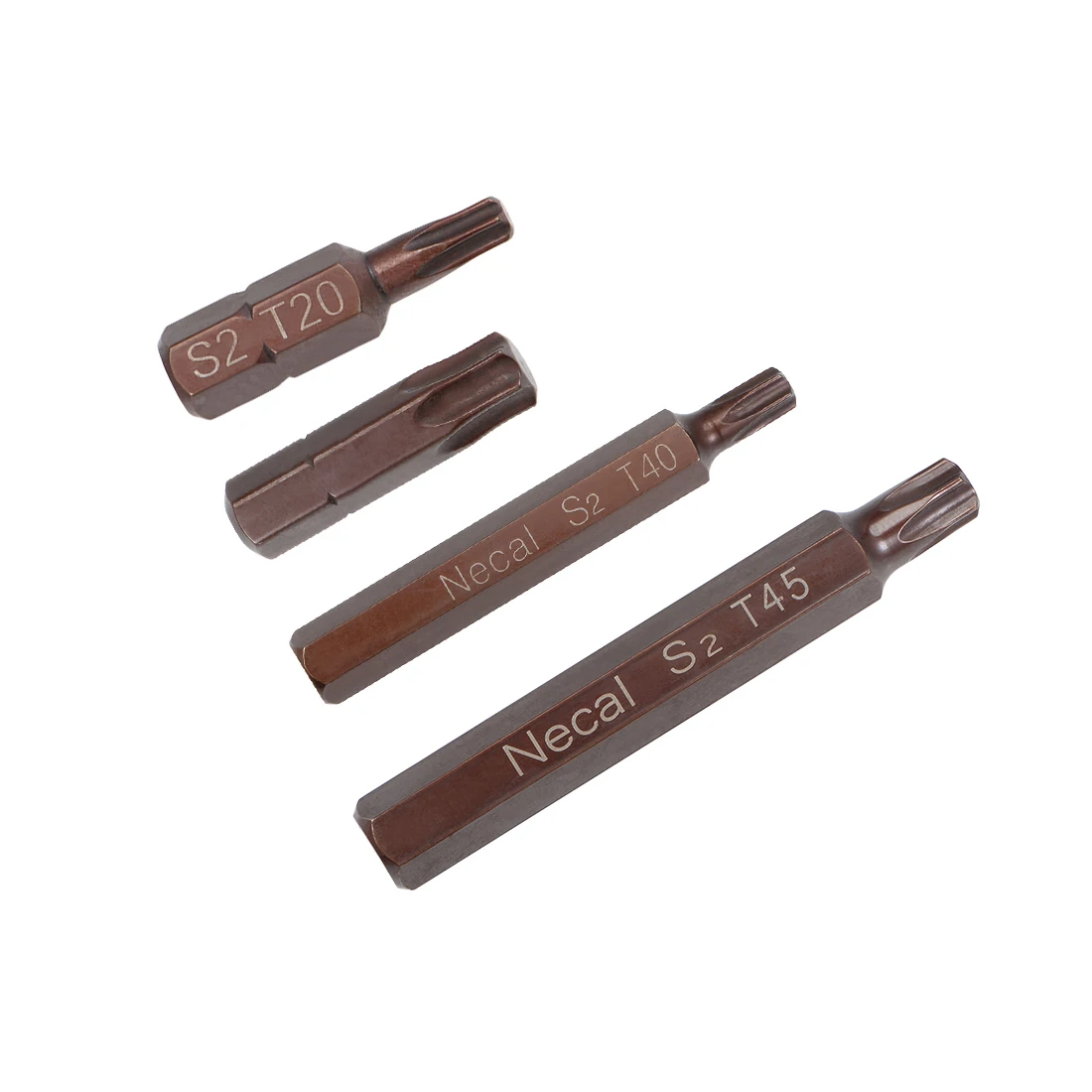 

uxcell Torx Bits 1/4 3/8 Inch Hex Shank Magnetic Screwdriver Bit Set 25/75mm S2 Alloy Steel to Electric Air Drills