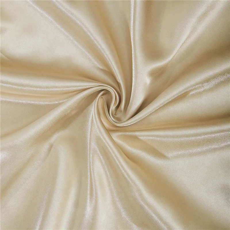 Атласная шелковая простыня роскошный однотонный наматрасник с эластичной