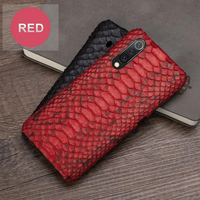 Красный Чехол для телефона для huawei P20 P30 lite Коврики 10 20 Pro lite Y6 Y9 P Smart кожи питона для Honor 7A 7X8X9 10 20 lite чехол - Цвет: Красный