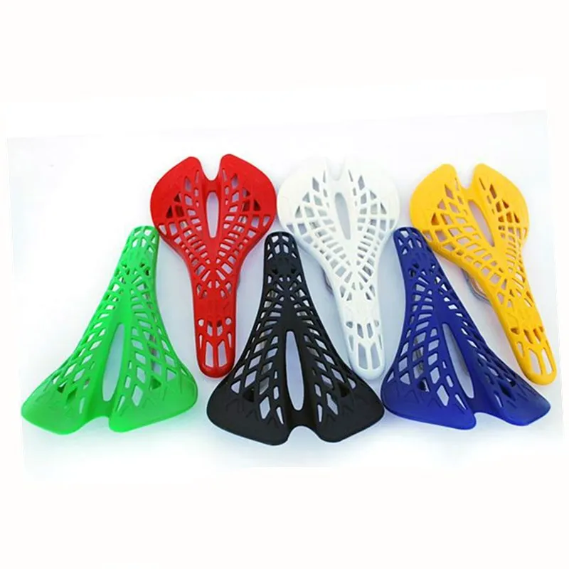 

Super Light Plastic Bicycle Saddle Mountain MTB Bike Saddle Seat PVC Bicycle Seat Cushion Sillin Bicicleta 6 Color Cycling Part