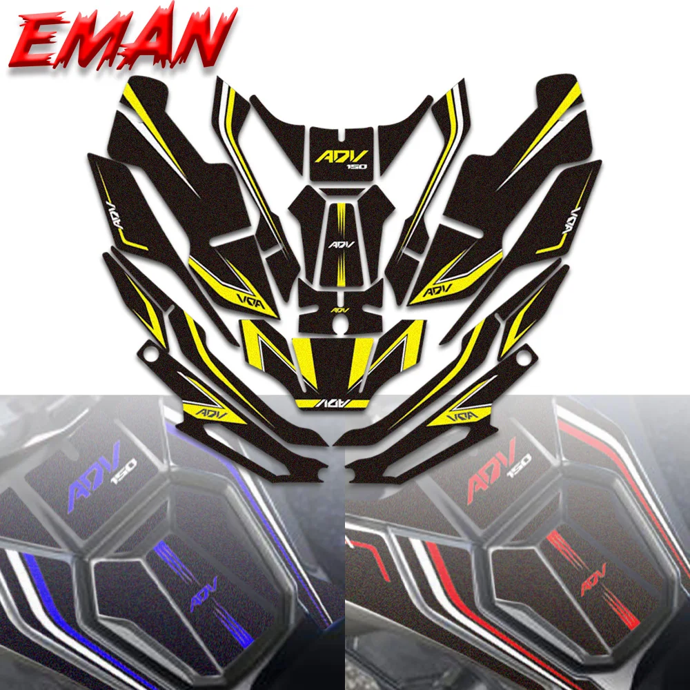 

Motorcycle Stickes Reflective Body Paste Tank Pad Sticke Protection Prevent Scratc Decorative Decals For Honda ADV150 ADV 150